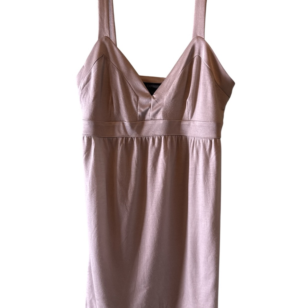 Express Top Womens Gray Size XS Tank Sleeveless Camisole Chemise VNeck